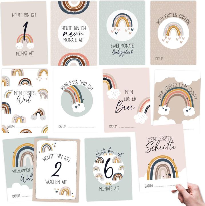Papierdrachen Regenbogen Mein 1 Jahr