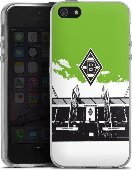 Produktbild DeinDesign Silikon Hülle für Apple iPhone 5s Handyhülle Case Smartphone Schutzhülle Borussia Mönchengladbach (Apple iPhone 5s)