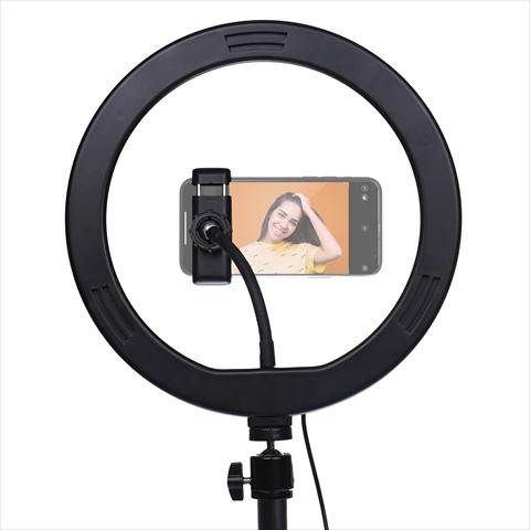 Produktbild Studioking LED Vlog Set SK-K190 mit Ringlamp und Mikrofonhalter (Studioleuchte)