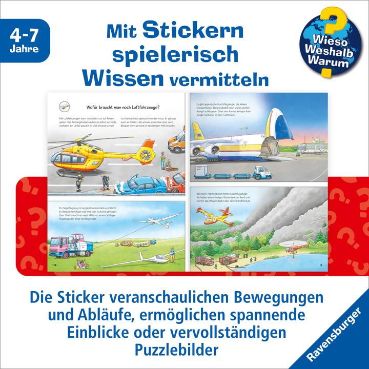 Produktbild Ravensburger Stickerheft - Flugzeuge