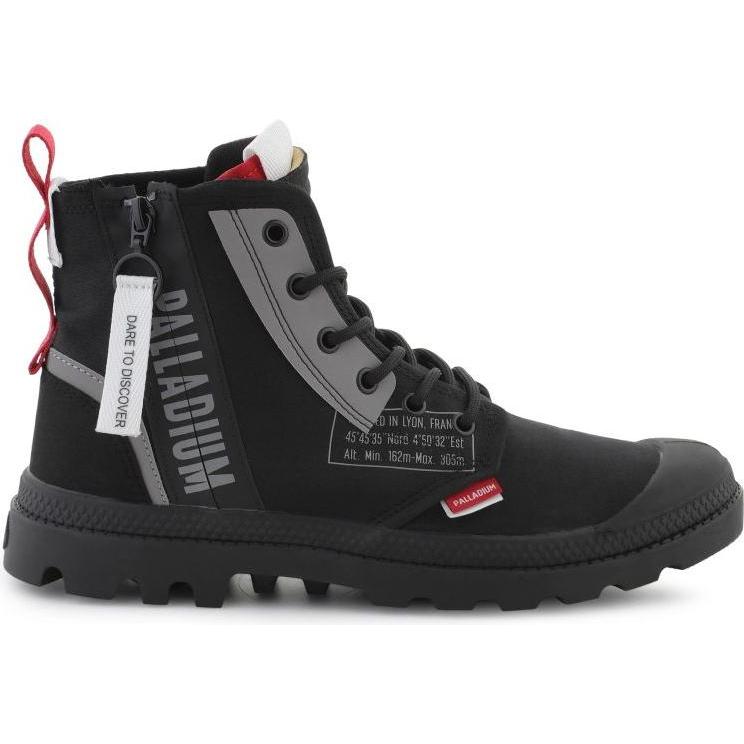 Palladium, Uomini, Sneaker, Pampa HI Dare ZIP Herrenschuhe, Nero, (42)