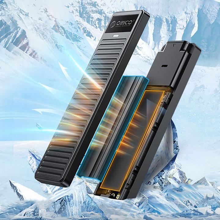 Actual product image Orico Other Computer Accessory DDM2-C3 M.2 NVME USB-C 3.2 10Gb/s Disk Drive - Gray (M.2)