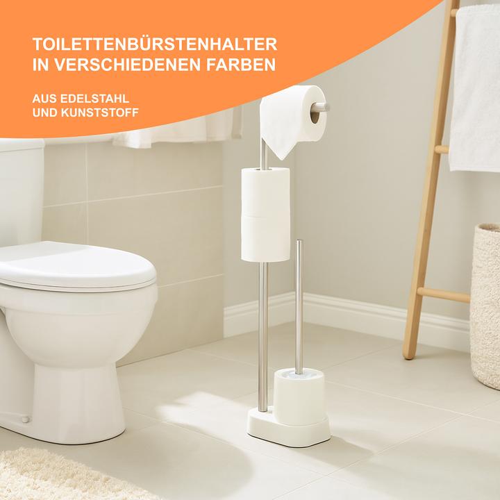 Actual product image Relaxdays WC Garnitur Edelstahl