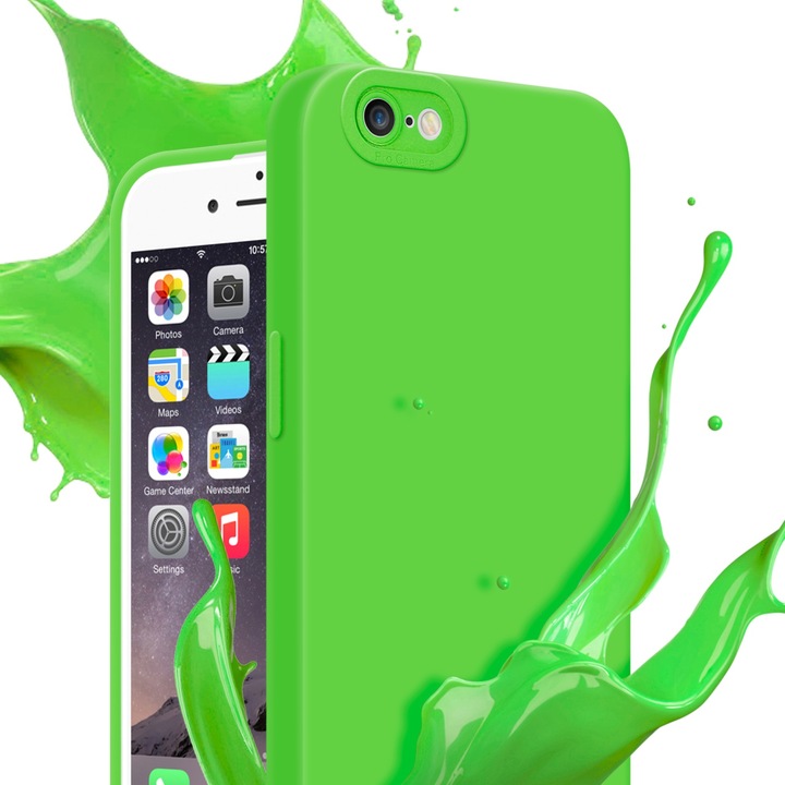 Productafbeelding Cadorabo Hoesje voor Apple iPhone 6 PLUS / 6S PLUS in TPU Fluid LM162 Style (Apple iPhone 6 Plus)