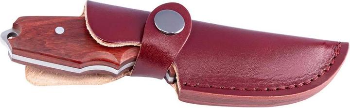 Produktbild Herbertz Selektion Gürtelmesser, AISI 440 Stahl, rostfrei, Full Tang, Sandelholz Heftschalen, Leder (7.20 cm)