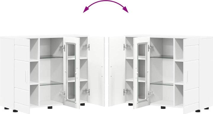 Produktbild vidaXL Holzschrank (30.50 x 30.50 x 73 cm)