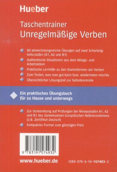 Produktbild Deutsch üben Taschentrainer. Unregelmässige Verben (Deutsch, Monika Reimann, 2023)