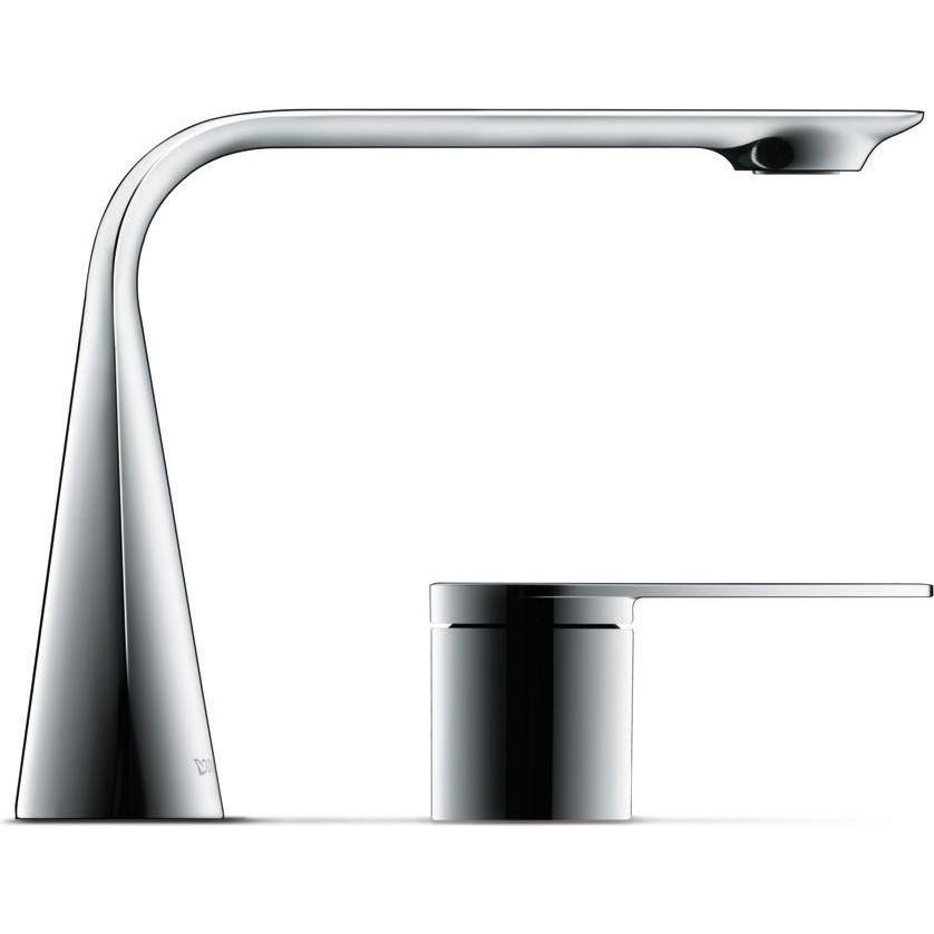 Duravit, Badarmatur, 2-Loch-Waschtischbatterie D.1 M ohne Zugstangen-Ablaufgarnitur chrom