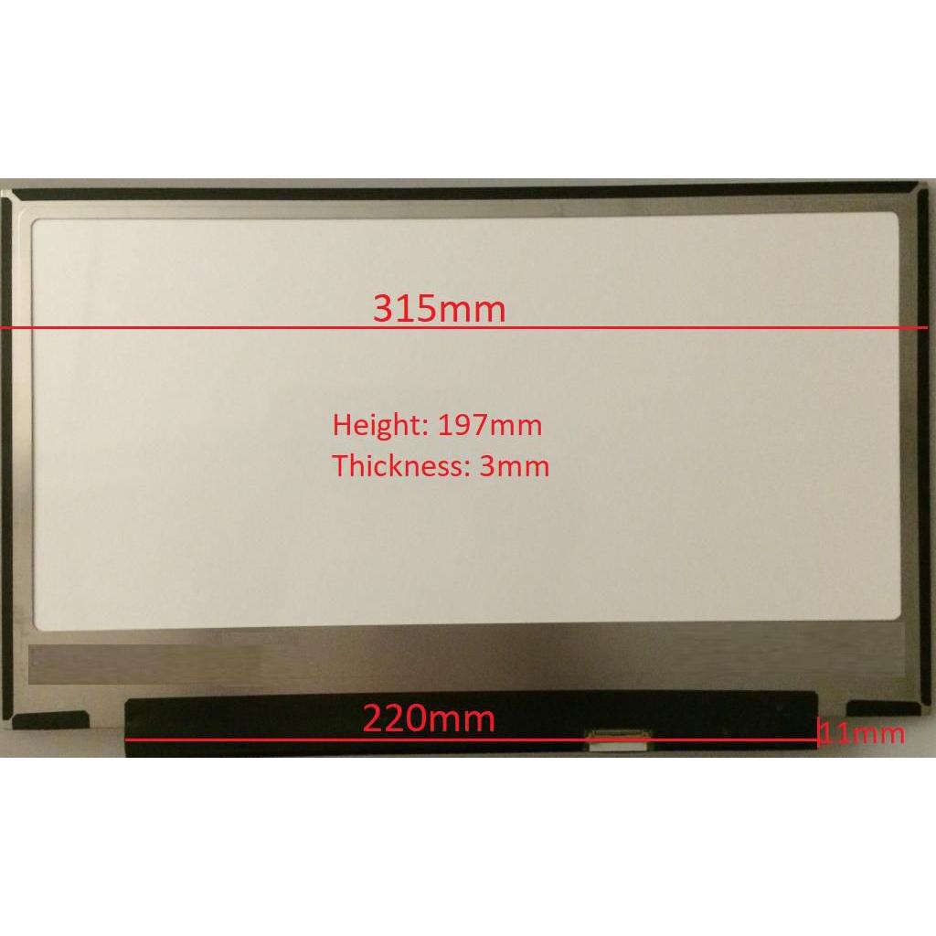 CoreParts 14,0" LCD FHD Matte, Notebook Ersatzteile, Grau