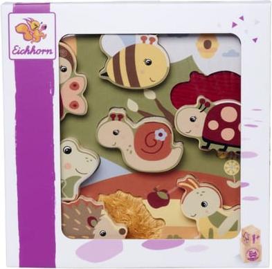 Produktbild Eichhorn Fühlpuzzle mit Stoff (8 Teile)