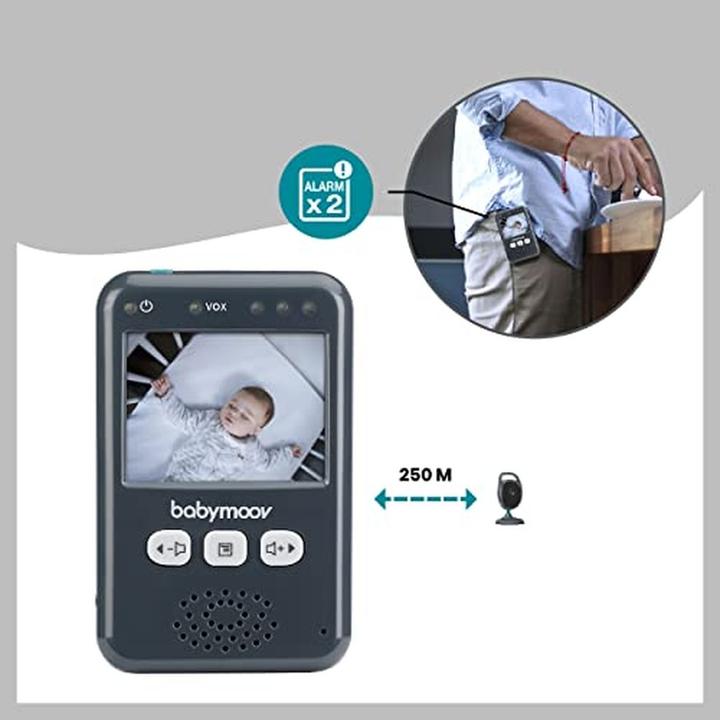 Image du produit Babymoov Babyphone vidéo ESSENTIEL (Vidéo et audio, 250 m)