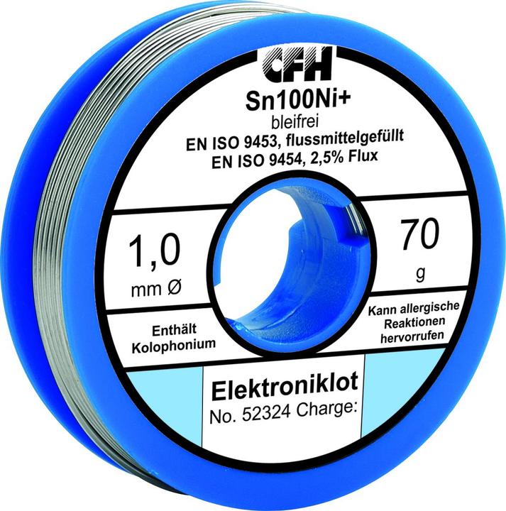 Productafbeelding CFH Elektronisch soldeer EL 324, loodvrij, 70g
