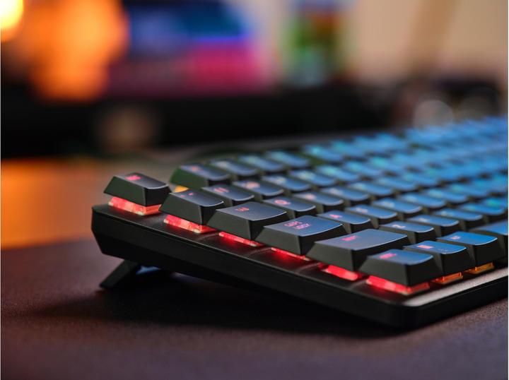 Actual product image Trust GXT868 TORIX Wirless Mechanical Keyboard (US, Cable, Wireless)