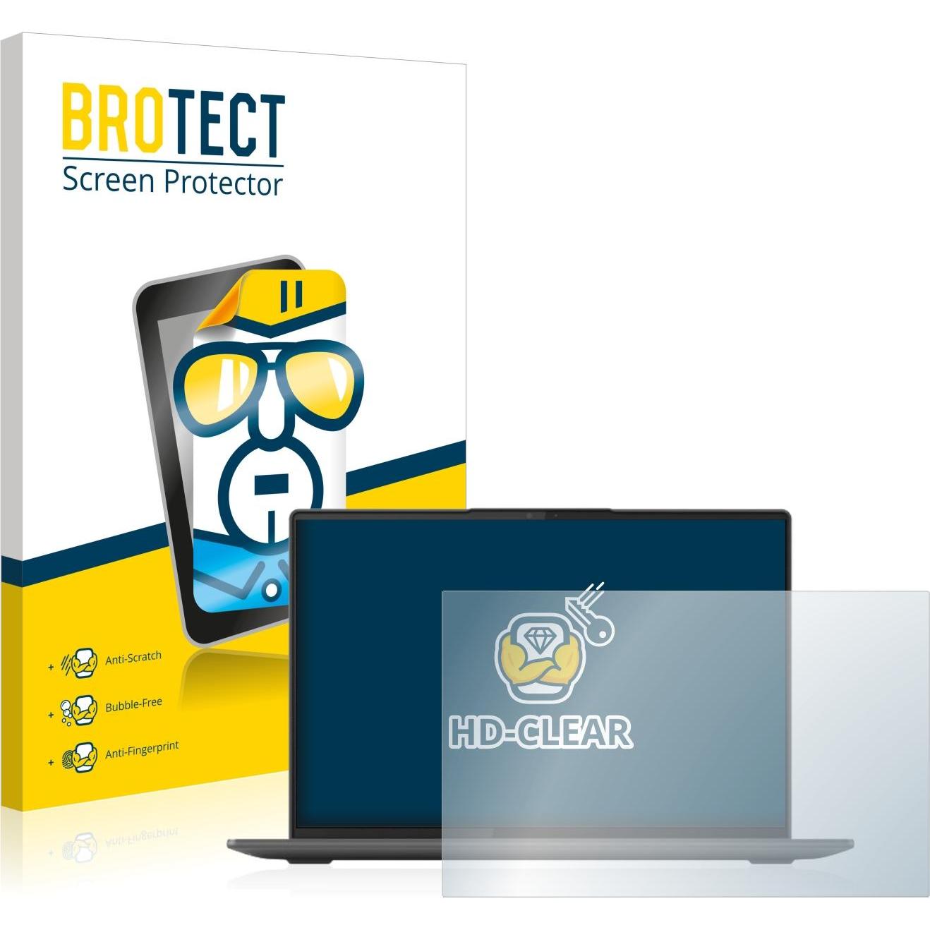 BROTECT Schutzfolie Displayschutz Klar (14", 16 : 10), Notebook Schutzfolie