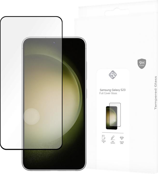 Produktbild Cazy Schutzglass Kompatibel mit Samsung Galaxy S23 - Tempered Glass Volle Abdeckung - (1 Stück, Samsung Galaxy S23)