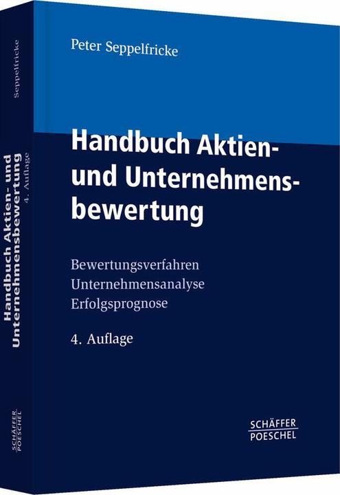Produktbild Handbuch Aktien- und Unternehmensbewertung (Deutsch, Peter Seppelfricke, 2012)