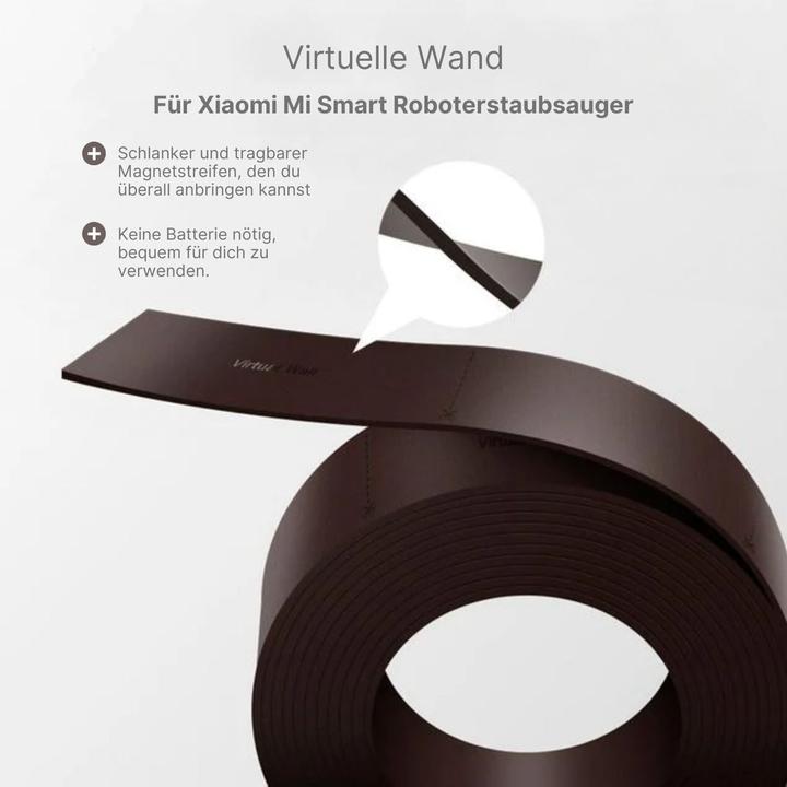 Actual product image Hermex XIAOMI Mi Robot Roborock S50 Vacuum Cleaner Magnetband Invisible Wall Saugroboter 2M