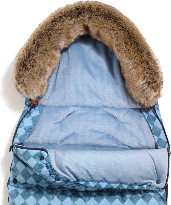 Actual product image La Millou footmuff-aspen-prince-chessboard