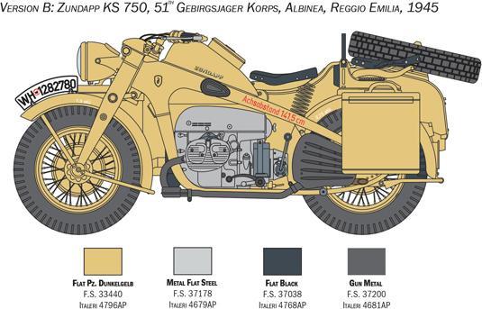 Actual product image 1:9 Zündapp KS 750