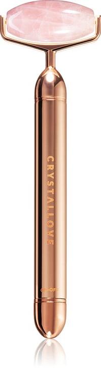 Actual product image Crystallove Vibrating Roller Rose Quartz
