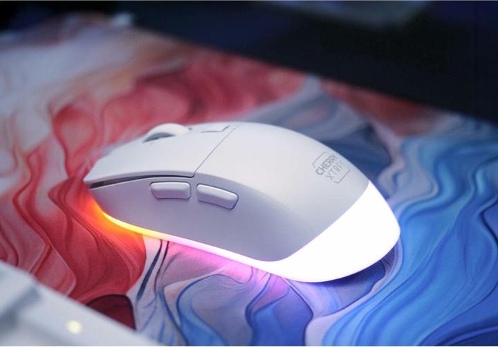 Actual product image CHERRY xtrfy M50 White Wireless Mouse (Cable, Wireless)