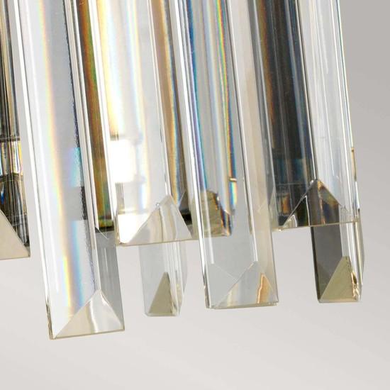Actual product image Elstead Lighting Aries wall light E27 polished with glass crystals (E27)