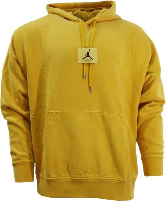 Produktbild Air Jordan Essentials Statement Fleece Washed Pullover Hoodie Yellow Ocher - FB7290-752 (M)