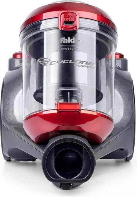 Actual product image Fakir Cyclone BL 141 Trend Vacuum Cleaner anthracite/red