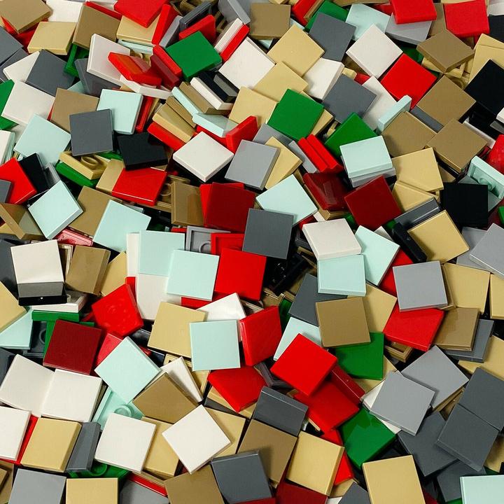 Image du produit LEGO 2x2 tuiles mélangées - 250x - Tile mix 3068b (LEGO Accessoires)