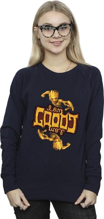 Image du produit - Sweat GUARDIANS OF THE GALAXY GROOT INVERTED GRAIN - Femme (XL)