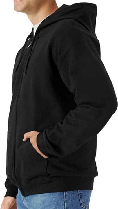 Actual product image Gildan Mens Softstyle Midweight Full Zip Hoodie (XXL)
