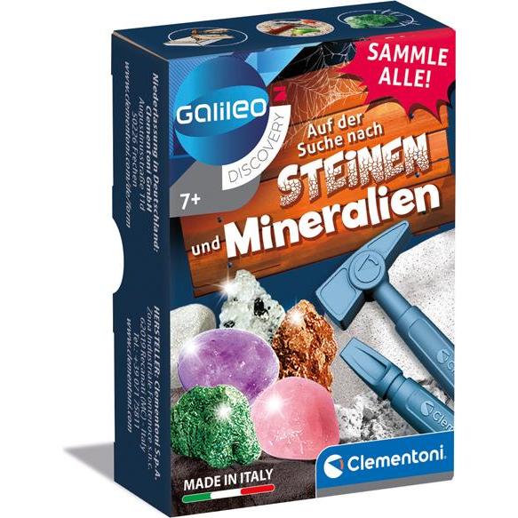 Clementoni MiniSet Auf der Suche nach Steinen und Mineralien