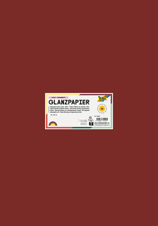 Actual product image Folia Coloured paper ungummed, 35x50cm