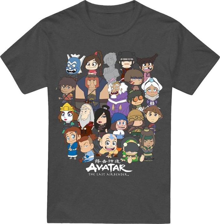 Immagine prodotto Avatar: The Last Airbender Maglietta Gruppo Chibi Adulto Unisex (S)