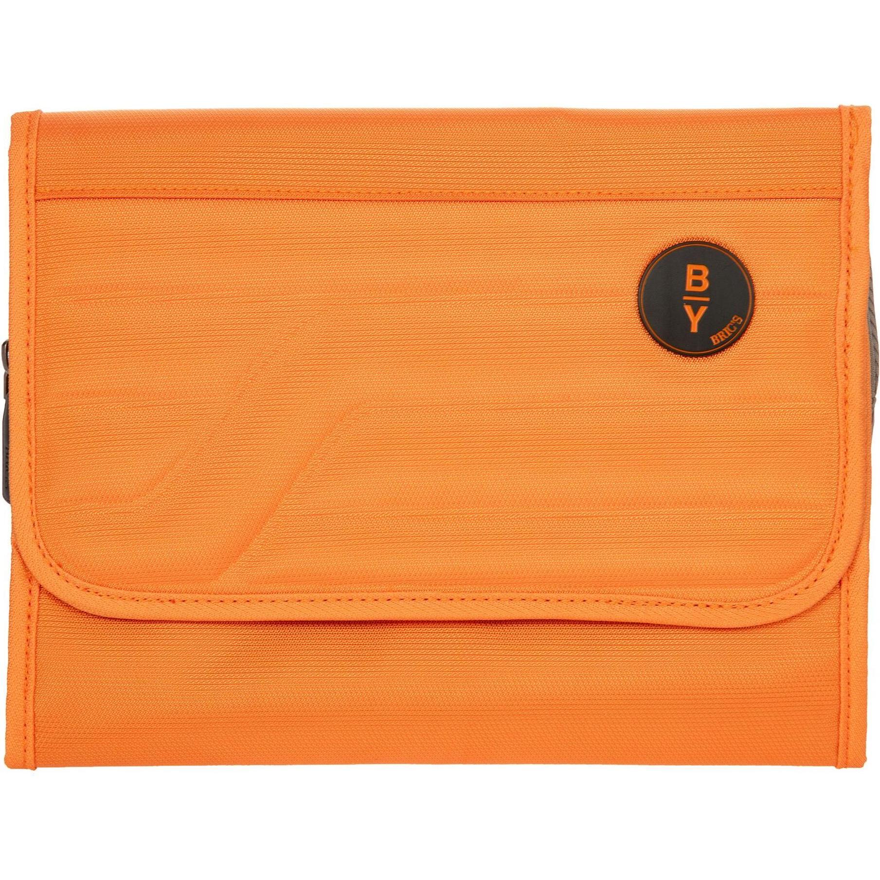 Brics, Necessaire, BY Ulisse Kulturbeutel 26 cm, Orange, (3 l)