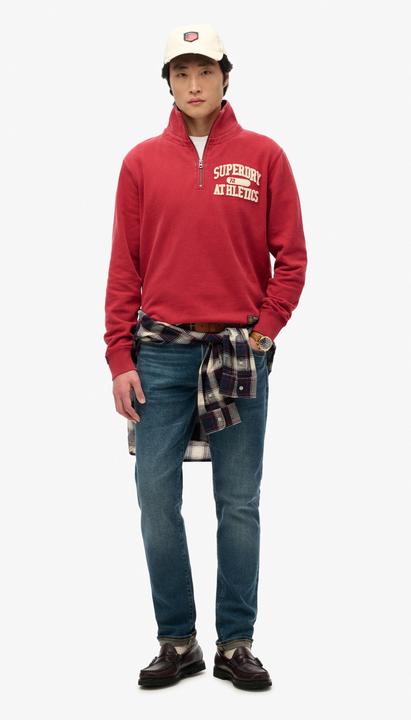 Immagine prodotto Superdry Vintage Athletic Sweatshirt mit halblangem Reissverschluss (S)