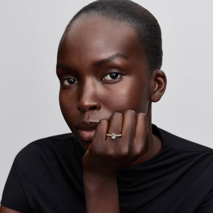 Produktbild Pandora Rechteckiger Funkelnder Strahlenkranz Ring (60)