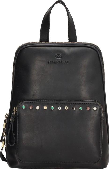 Micmacbags Hide & Stitches Masterpiece Rucksack - Schwarz - 100% Leder