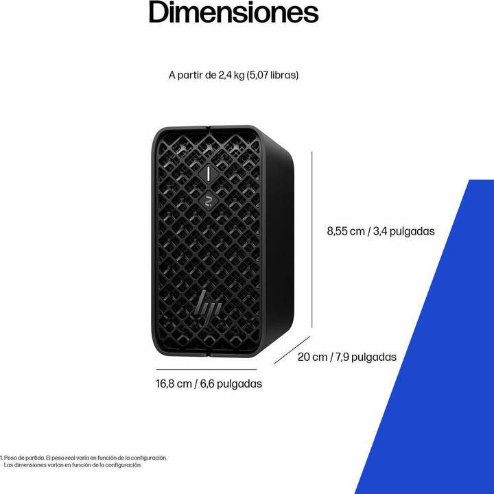 Image du produit HP Z2 Mini G1a Workstation Desktop PC Wolf Pro Security Edition (1000 Go, 128 Go, AMD Ryzen AI Max+ PRO 395)