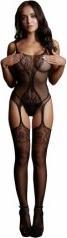 Image du produit Le Désir Fishnet and Lace Bodystocking (Taille unique)