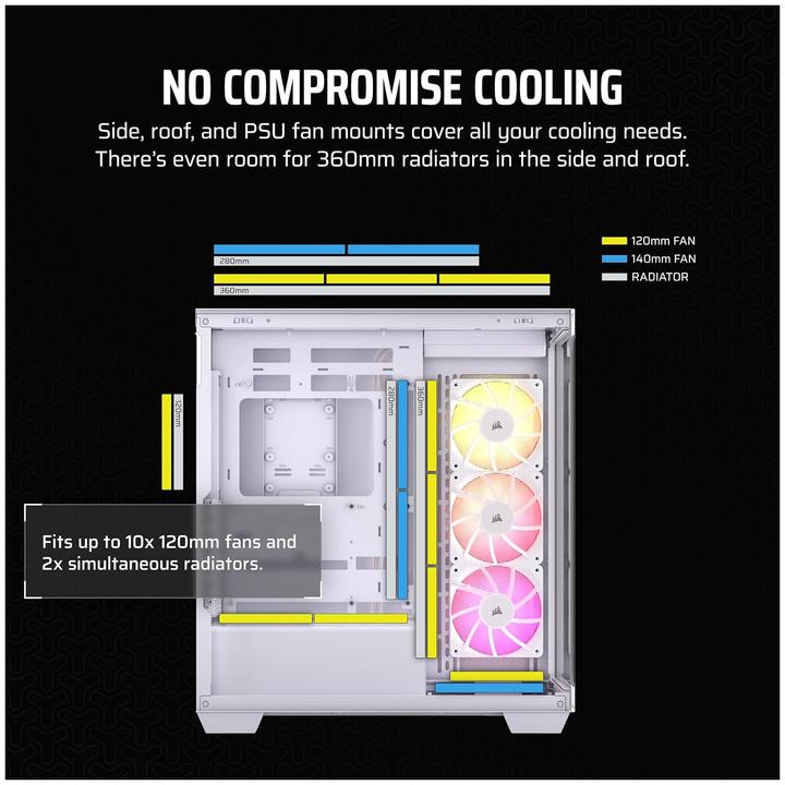 Produktbild Corsair 3500X ARGB (E-ATX, mATX, Mini-ITX, ATX)