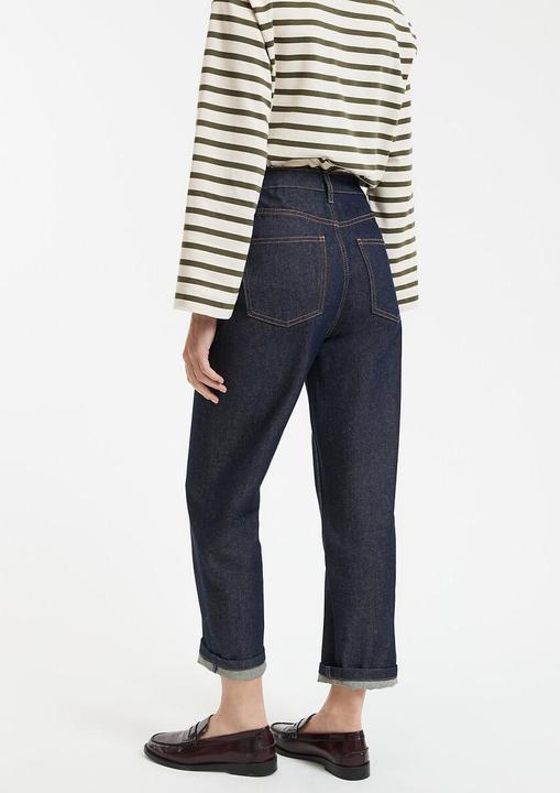 Image du produit La Redoute Collections Gerade High-Waist-Jeans in 7/8-Länge (48)