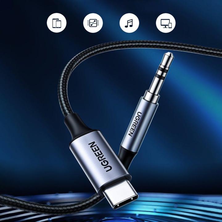 Image du produit Ugreen USB C – 3.5mm Klinke (1 m, Câble AUX)