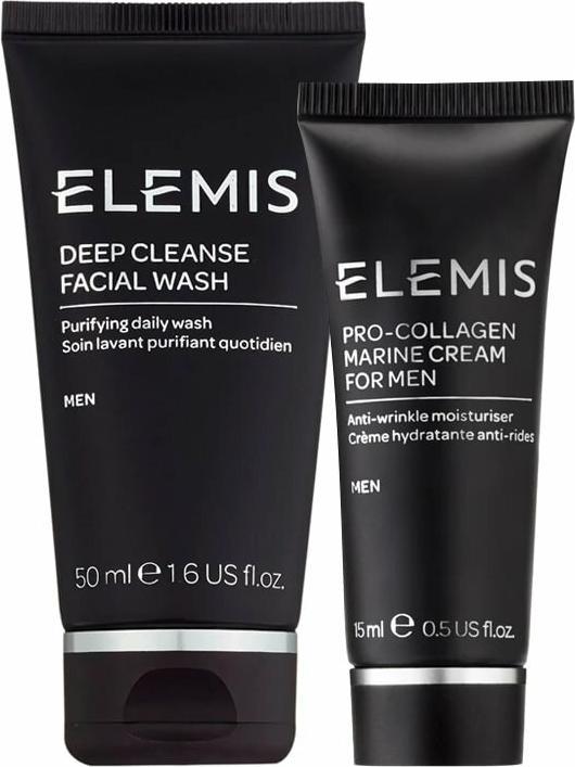 Actual product image Elemis Men's Kit: Deep Cleanse Face Wash 50ml (Cleaning cloths, 50 ml)