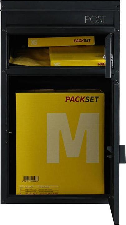 Produktbild SafePost 45 Briefkasten mit Paketfach anthrazit