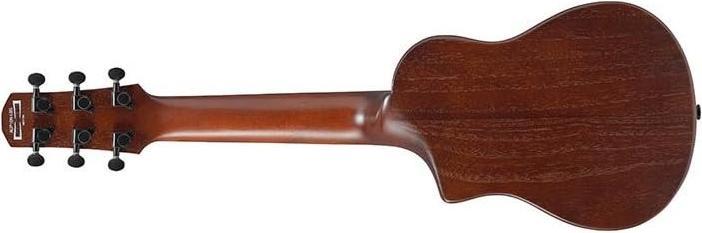 Actual product image Ibanez AUP10NOLB mit Okoume-Handgriff, Purpleheart-Griffbrett und Stereo-Klanglöchern (Acoustic Bass, Top: Spruce, Back/sides: Paulownia, Fingerboard: Purpleheart, Neck: Okoume)