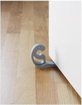 Actual product image Wenko Multi-Stop grey (1 Piece, 12 x 2.5 x 8 cm)