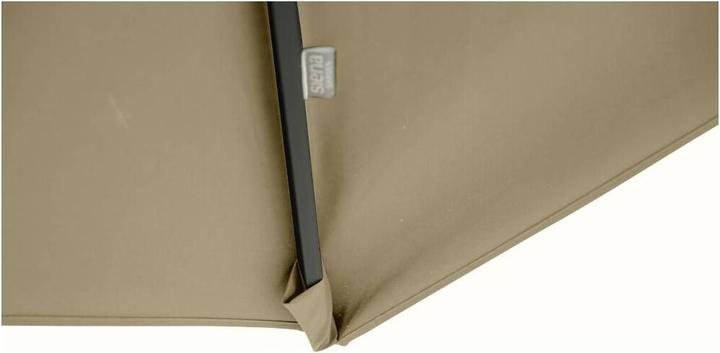 Actual product image Siena Garden Elio N+ cantilever parasol anthracite/taupe 300 x 300 cm (3 m)