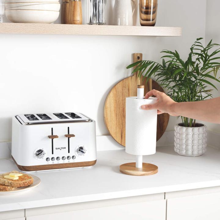 Actual product image Salter BW13565W1EU7 Toronto Kitchen Roll Holder - White