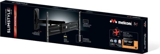 Actual product image Meliconi SlimStyle Plus 600 SR - TV wall mount (50-80 in.) (Wall, 80", 30 kg)